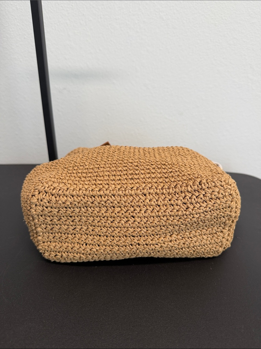 Haute Hippie | Woven Straw Mini Tote Palm Charm - Picture 10 of 12